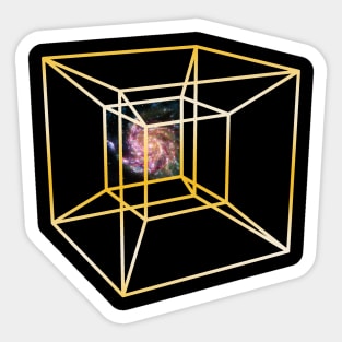 Space geometry Sticker